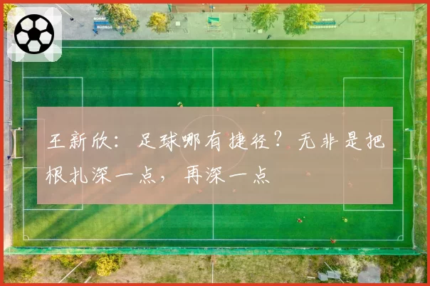 王新欣：足球哪有捷径？无非是把根扎深一点，再深一点